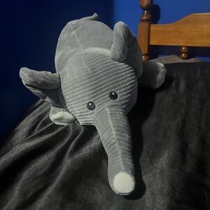 Gray soft elephant stuffed animal